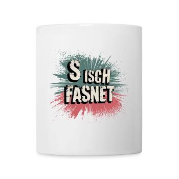S Isch Fasnet - Karneval Fasching Spruch - Mug blanc - blanc - Devant