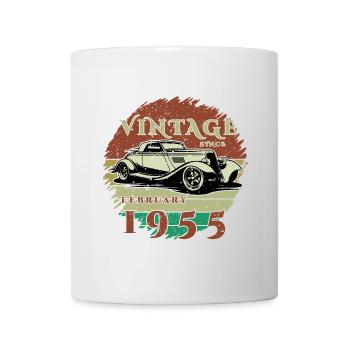 70ème Anniversaire - Classique - Millésime depuis 02/1955 - Mug blanc - blanc - Devant