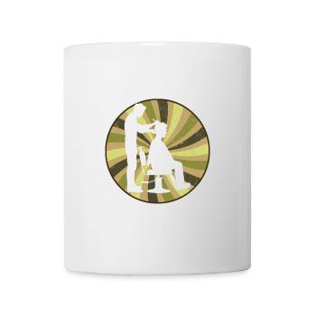 Friseur Frisör Frisur - Tasse - Weiß - Vorne