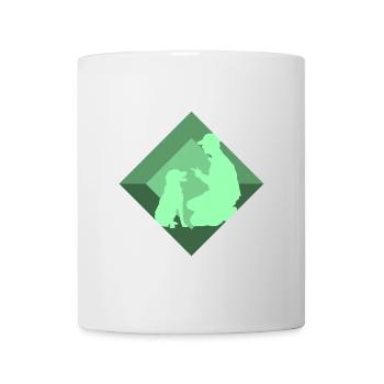 Hundetraining Hundeschule Hundeerzieher - Tasse - Weiß - Vorne