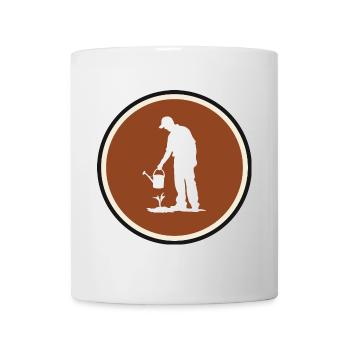 Gartenarbeit Gartenbau Hobbygärtner - Tasse - Weiß - Vorne