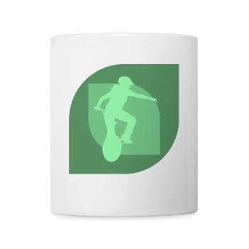 Einradfahren Einrad - Tasse - Weiß - Vorne