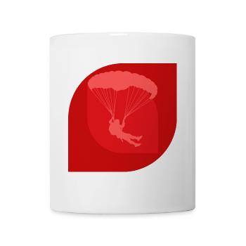 Fallschirmspringen Gleitschirmfliegen Para - Tasse - Weiß - Vorne