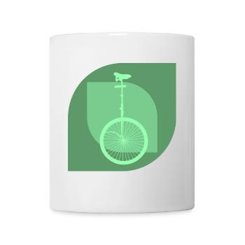 Unicycling Unicycle High-wheeler - Mug - white - Front