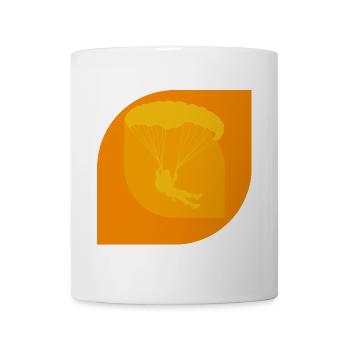 Fallschirmspringen Fallschirm Extremsport - Tasse - Weiß - Vorne