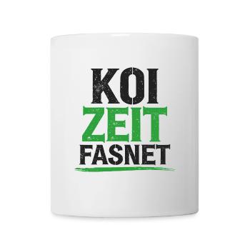 Koi Zeit Fasnet - Carnaval Carnaval - Mug blanc - blanc - Devant