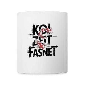 Koi Zeit Fasnet - Carnaval Carnaval - Mug blanc - blanc - Devant