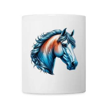 Cheval - Mug blanc - blanc - Devant