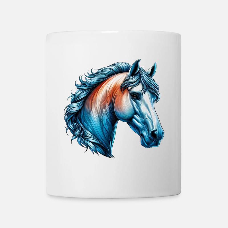Pferd - Tasse - Weiß