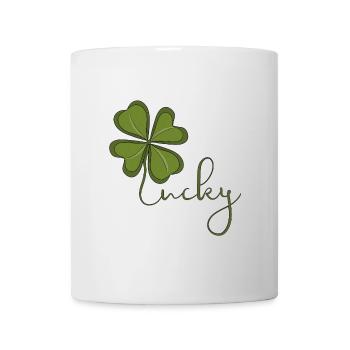 Lucky Four Leaf Clover - Mug - white - Front
