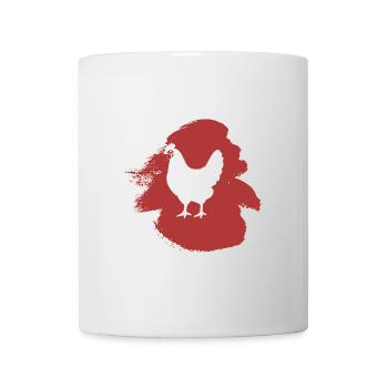 Chicken coop rooster chicks - Mug - white - Front