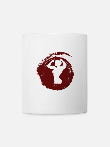 Bodybuilding Gewicht - Tasse - Weiß