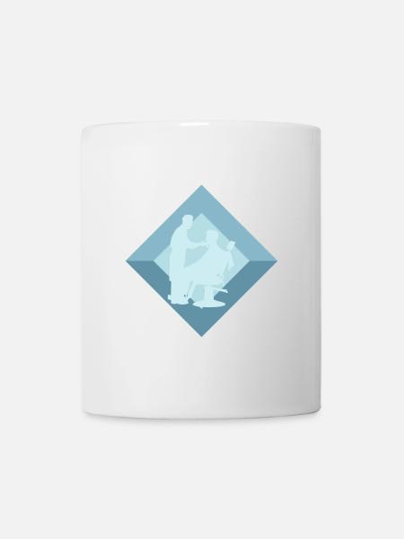 Frosch Molch - Tasse - Weiß
