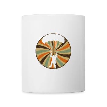 Fallschirmspringen Gleitschirmfliegen - Tasse - Weiß - Vorne