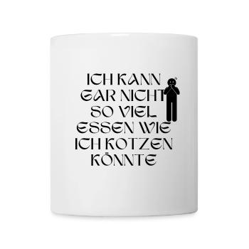 I Can't Eat Much Shirt - Mug - white - Front