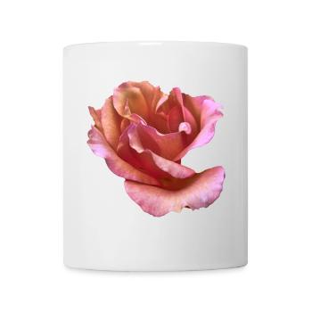 Zarte Rosenblüte Pastellrosa - Tasse - Weiß - Vorne