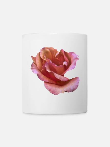 Zarte Rosenblüte Pastellrosa - Tasse - Weiß