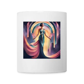 An elegant woman - Mug - white - Front