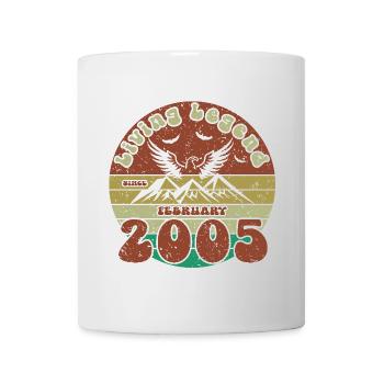 20ème Anniversaire Légende Vivante depuis VIN 02/2005 - Mug blanc - blanc - Devant
