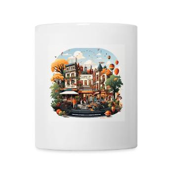 Marktstimmung - Tasse - Weiß - Vorne