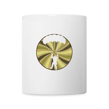 Fallschirmspringen Luft Flugsport - Tasse - Weiß - Vorne