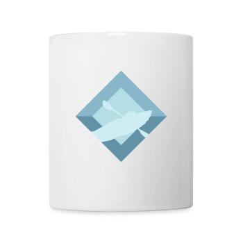 Kajakfahren Kajak - Tasse - Weiß - Vorne