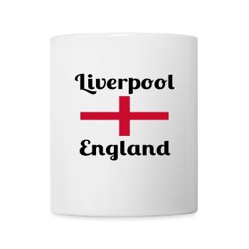 Liverpool, Angleterre - Imprimés élégants - Mug blanc - blanc - Devant