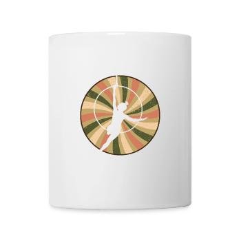 Entraînement de gymnastique Équilibre sur les mains de gymnastique - Mug blanc - blanc - Devant