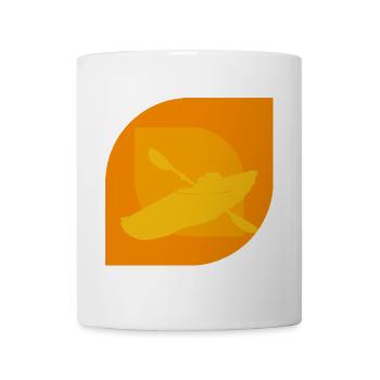 Kayaking, whitewater paddle boarding - Mug - white - Front