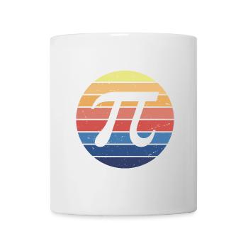 Math Pi Rétro - Mug blanc - blanc - Devant