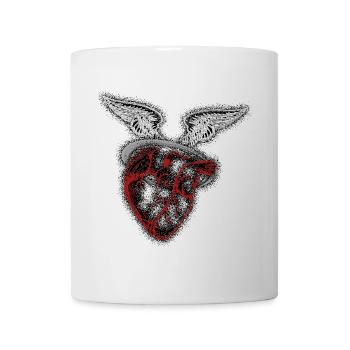 Heart and Soul Wings Halo - Mug - white - Front