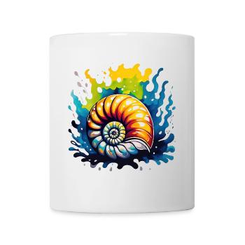 Geologie - Fossil - Tasse - Weiß - Vorne
