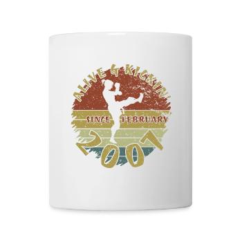 18. Geburtstag Alive and kickin since 02/2007 - Mug - white - Front