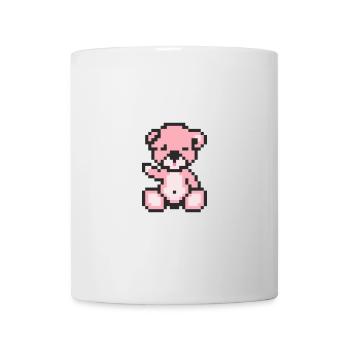 Pixel Bear Pastel Pink - Mug blanc - blanc - Devant