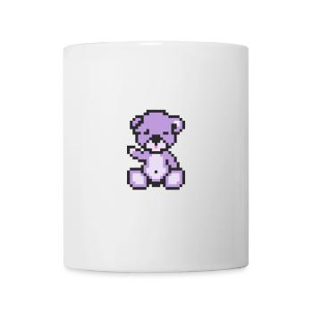 Pixel Bear Pastel Purple - Mug blanc - blanc - Devant