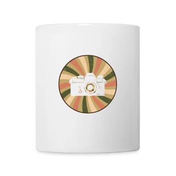 Appareil photo - Mug blanc - blanc - Devant