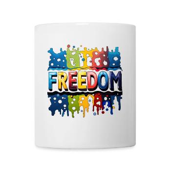 Freedom, Free - Mug - white - Front