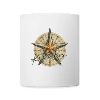 Vintage Seestern - Tasse - Weiß - Vorne