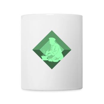 Chef -starred chef Cooking - Mug - white - Front