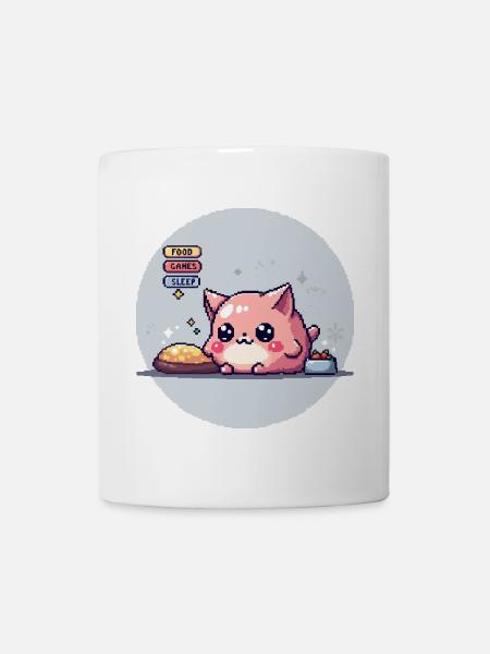 Pixel Pet - Retro Gaming - Tasse - Weiß