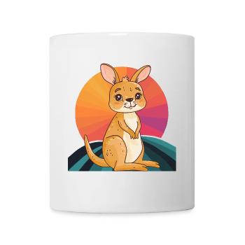 Kaenguru Kangaroo Melbourne - Mug blanc - blanc - Devant