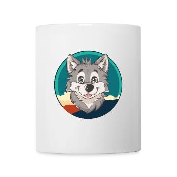 Wölfe Werwolf Vollmond - Tasse - Weiß - Vorne