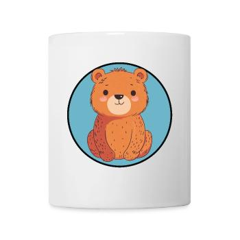 Baer Braunbär Grizzly - Tasse - Weiß - Vorne