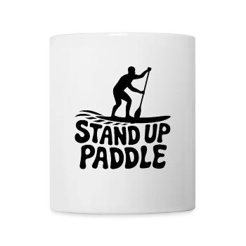 SUP Stand Up Paddle - Tasse - Weiß - Vorne