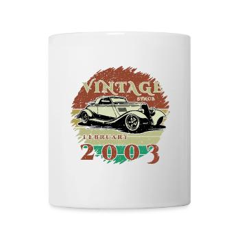 22ème Anniversaire - Classique - Millésime depuis 02/2003 - Mug blanc - blanc - Devant