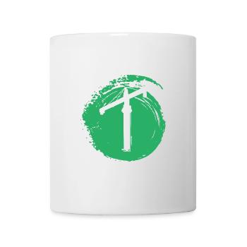 Construction site crane client - Mug - white - Front