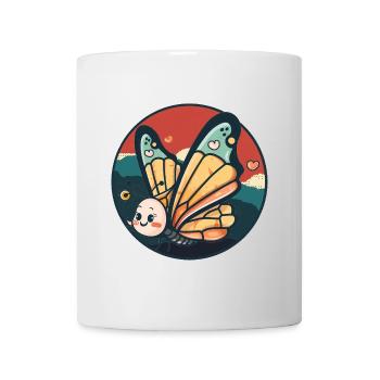 Papillon Papillon Animaux - Mug blanc - blanc - Devant