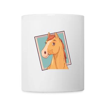 Pferde Ponyhof Ross - Tasse - Weiß - Vorne