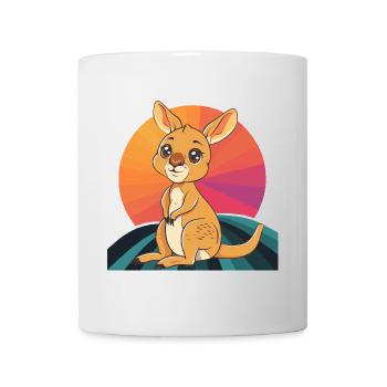 Kangaroo Melbourne Outback - Tasse - Weiß - Vorne