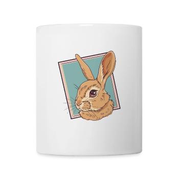 Hase Ostern - Tasse - Weiß - Vorne
